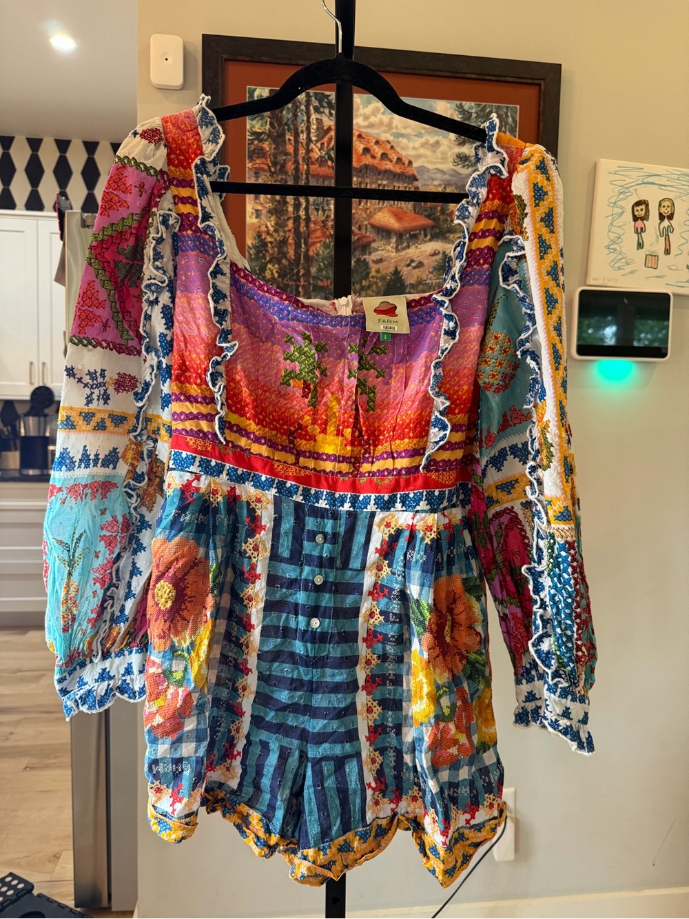 Farm Rio tropical romper size large - Picture 5 of 6